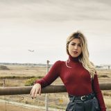 Servizio fotografico per Erica all'aeroporto Galileo Galilei di Pisa realizzato dal fotografo ritrattista Lorenzo a Prato Firenze Pistoia